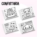 Livro de Colorir Confeitaria - Imagem 2