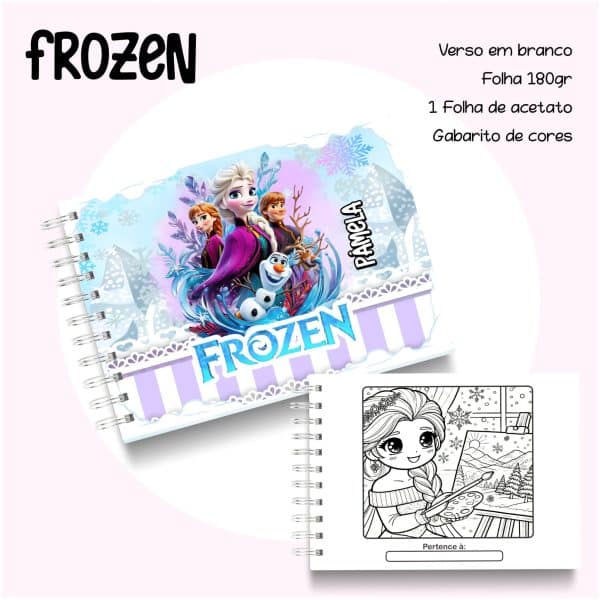 Livro de Colorir Frozen - Imagem 1