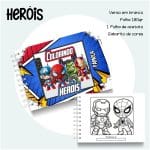 Livro de Colorir Heróis