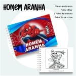 Livro de Colorir Homem Aranha