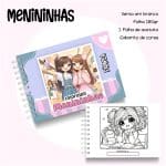 Livro de Colorir Menininhas