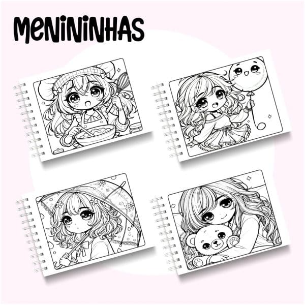 Livro de Colorir Menininhas - Imagem 2