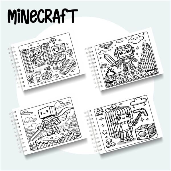 Livro de Colorir Minecraft - Imagem 2