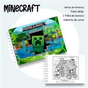 Livro de Colorir Minecraft