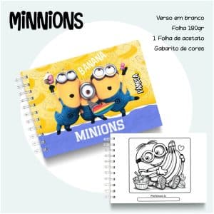 Livro de Colorir Minnions