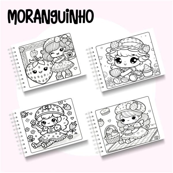 Livro de Colorir Moranguinho - Imagem 3