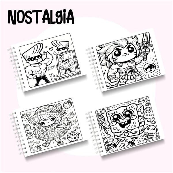 Livro de Colorir Nostalgia - Imagem 4