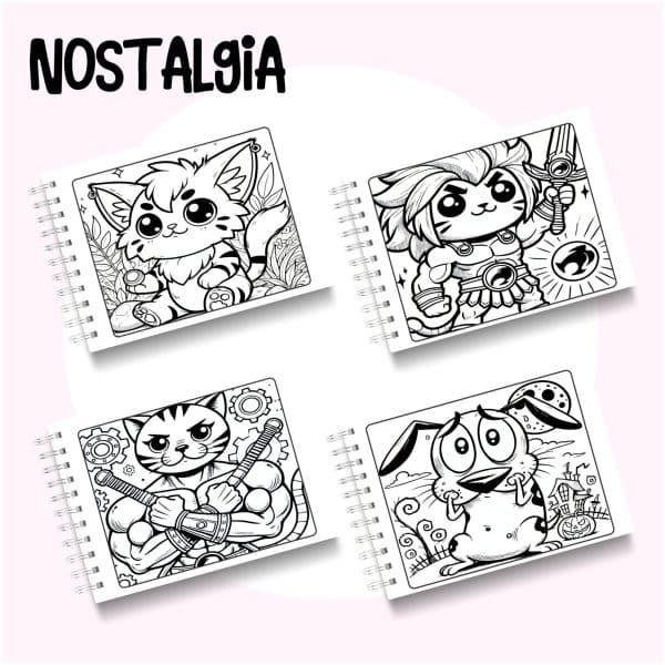 Livro de Colorir Nostalgia - Imagem 3