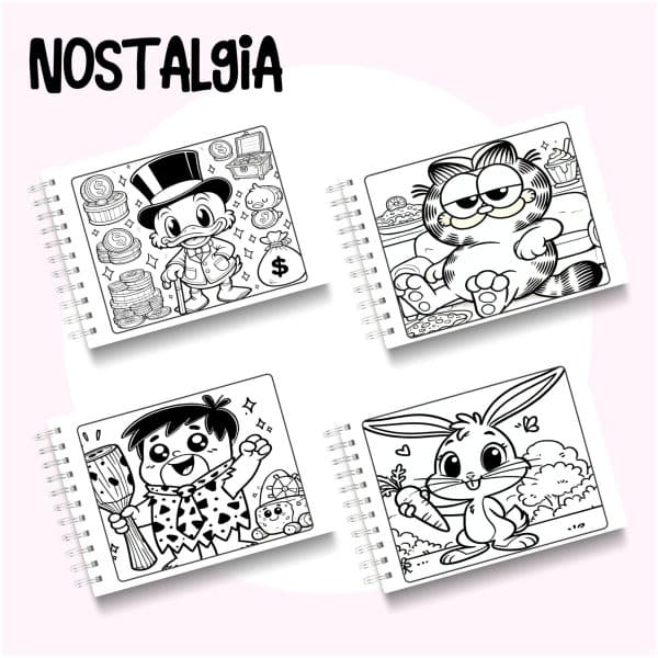 Livro de Colorir Nostalgia - Imagem 2