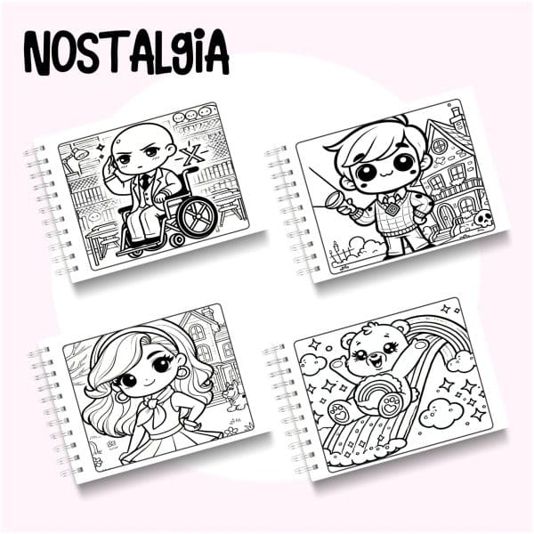 Livro de Colorir Nostalgia - Imagem 5