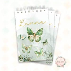 Mini Bloquinho - Borboleta Verde - Coleção 2025