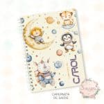 Caderneta de Saúde - Safari Astronauta Menina - Coleção 2.5