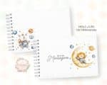 Caderno de Mensagens - Safari Astronauta Menina - Coleção 2025 - Imagem 2