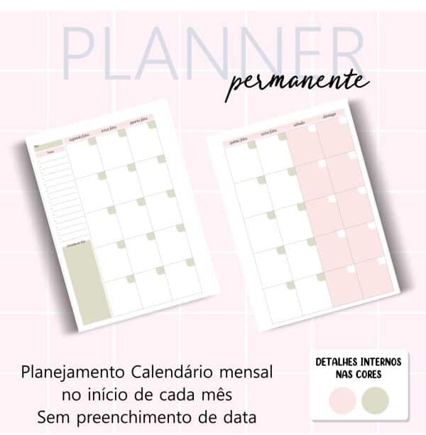 Planner Feminino - Permanente - Visão Semanal BOX - Imagem 4