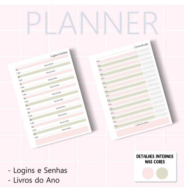 Planner Feminino - Permanente - Visão Semanal BOX - Imagem 5
