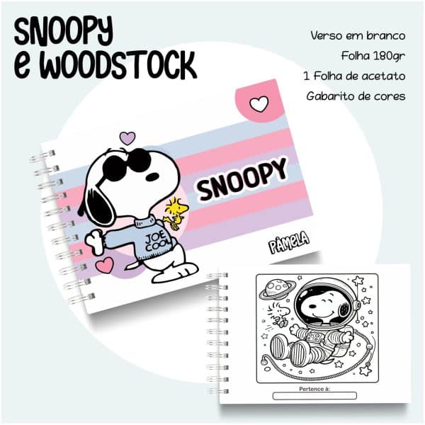 Livro de Colorir Snoopy - Imagem 1