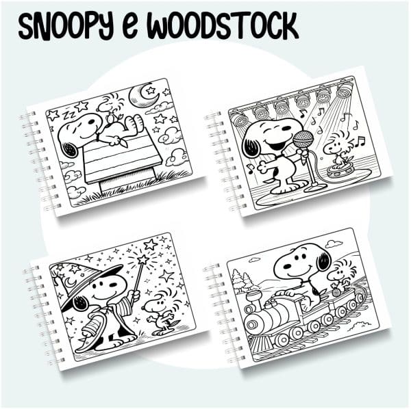 Livro de Colorir Snoopy - Imagem 2