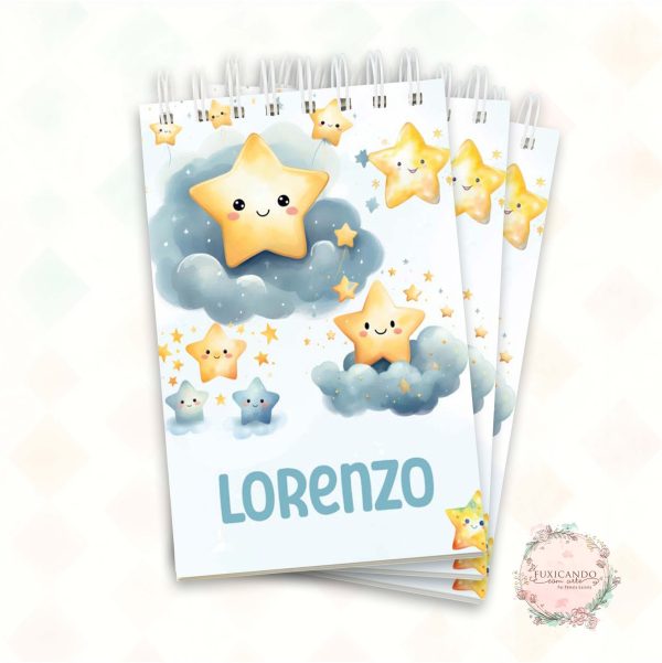 Mini Bloquinho - Estrelinha Menino - Coleção 2025 - Imagem 1