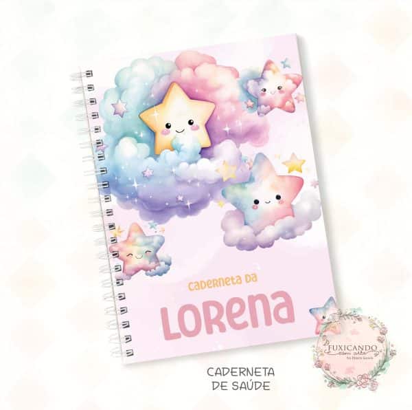Caderneta de Saúde - Estrelinha Menina - Coleção 2025 - Imagem 1