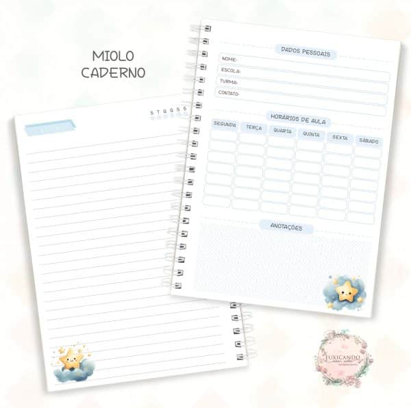 Caderno - Estrelinha Menino - Coleção 2025 - Imagem 2