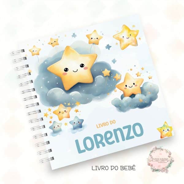 Combo Caderneta e Livro - Estrelinha Menino - Coleção 2025 - Imagem 1