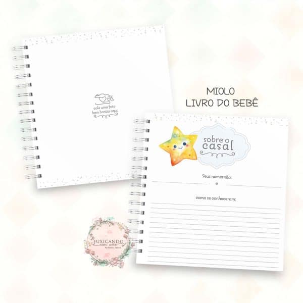 Combo Caderneta e Livro - Estrelinha Menino - Coleção 2025 - Imagem 3