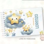 Caderno de Mensagens - Estrelinha Menino - Coleção 2.5