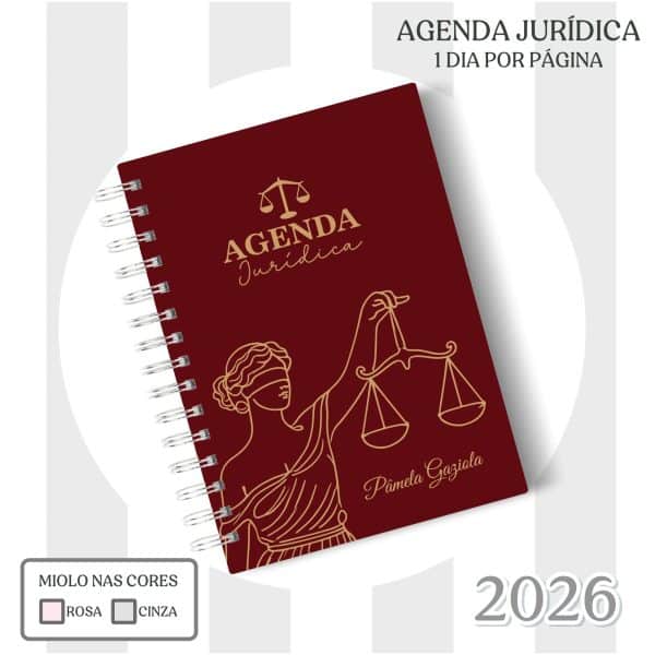 Agenda Jurídica 2026 - Capa 02 - Imagem 1