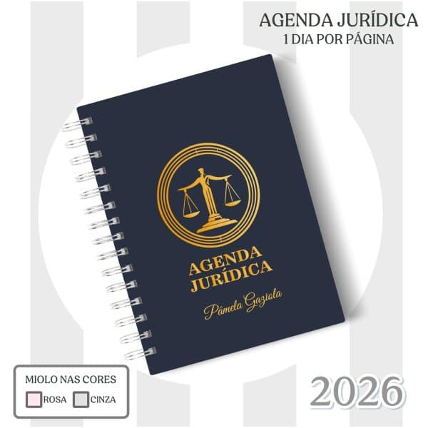 Agenda Jurídica 2026 - Capa 04 - Imagem 1