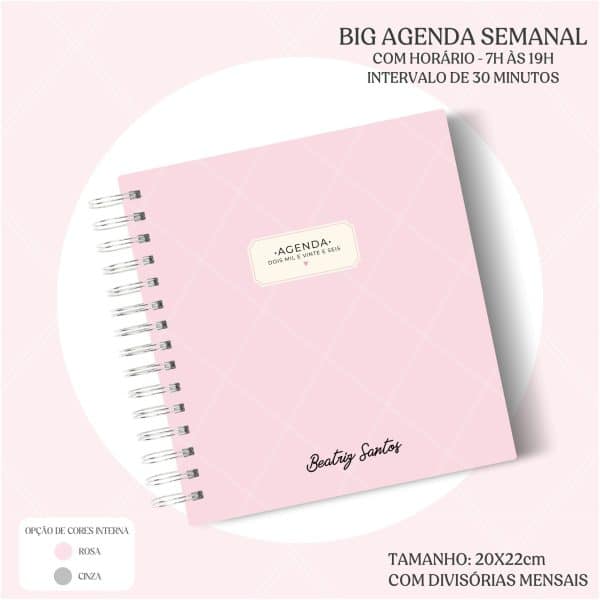 Big Agenda de Horários 2026 - Capa 01 - Imagem 1