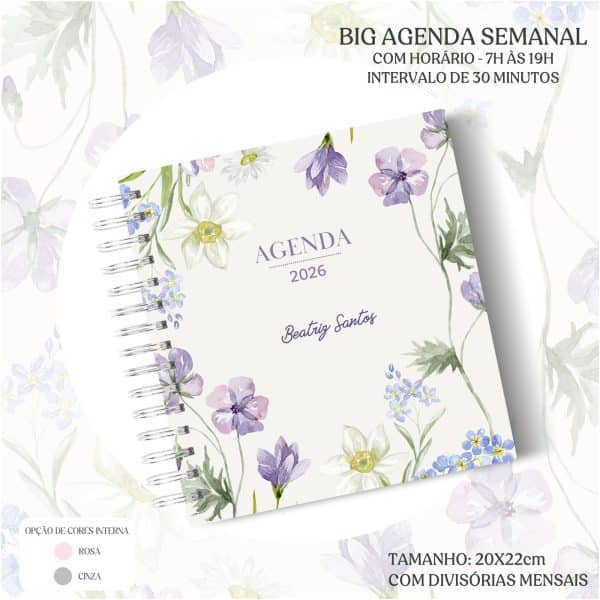 Big Agenda de Horários 2026 - Capa 07 - Imagem 1