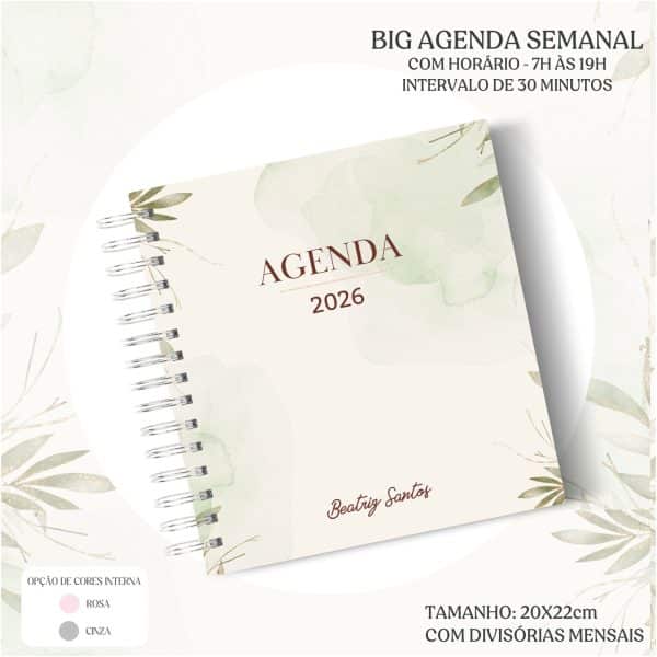 Big Agenda de Horários 2026 - Capa 11 - Imagem 1