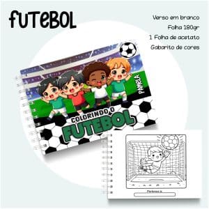 Livro de Colorir Futebol