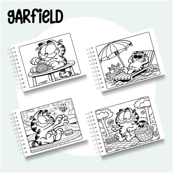 Livro de Colorir Garfield - Imagem 2