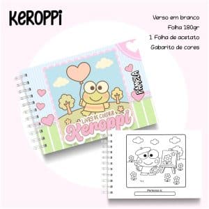 Livro de Colorir Keroppi