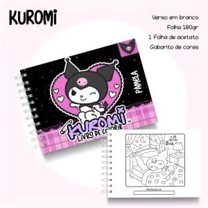 Livro de Colorir Kuromi