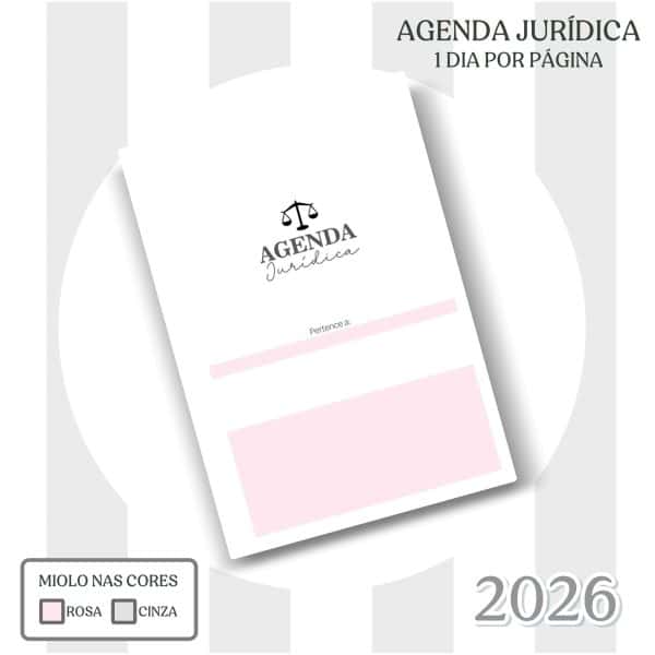 Agenda Jurídica 2026 - Capa 02 - Imagem 3