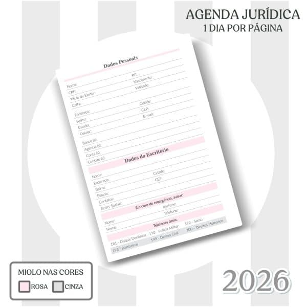 Agenda Jurídica 2026 - Capa 02 - Imagem 13