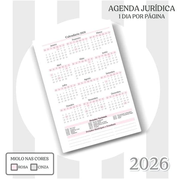 Agenda Jurídica 2026 - Capa 02 - Imagem 12