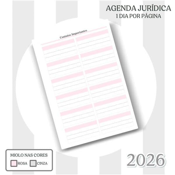 Agenda Jurídica 2026 - Capa 02 - Imagem 10