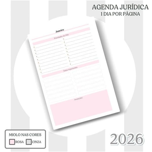 Agenda Jurídica 2026 - Capa 02 - Imagem 9