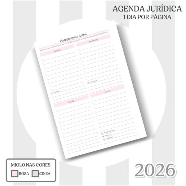 Agenda Jurídica 2026 - Capa 02 - Imagem 6