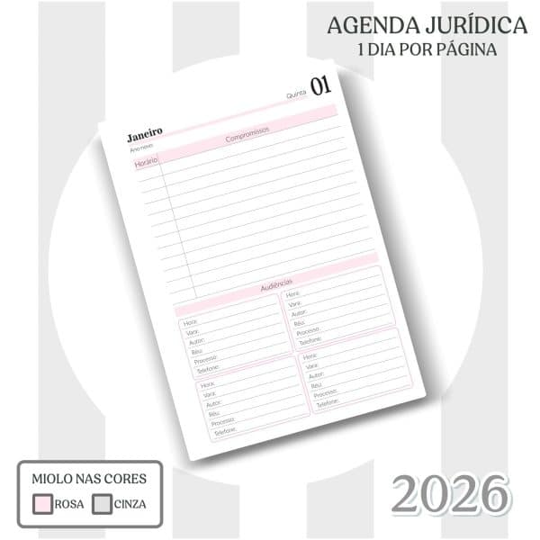 Agenda Jurídica 2026 - Capa 02 - Imagem 4