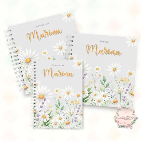Combo Premium - Floral Margaridas - Coleção 2025 - Imagem 1