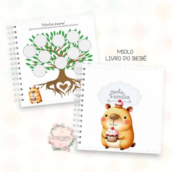Kit Maternidade - Capivara Menino - Mod 02 - Coleção 2025 - Imagem 5
