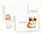 Caderno de Mensagens - Capivara Menino - Mod 02 - Coleção 2025 - Imagem 2