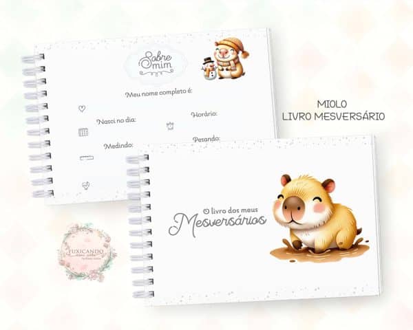 Combo Premium - Capivara Menino - Mod 02 - Coleção 2025 - Imagem 15