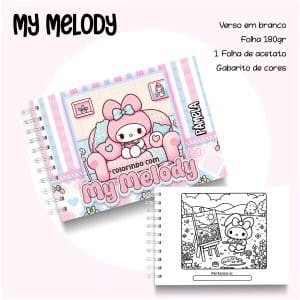 Livro de Colorir My Melody