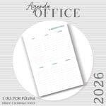Agenda Office Diária 2026 - Capas do Mostruários - Imagem 6