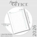 Agenda Office Diária 2026 - Capas do Mostruários